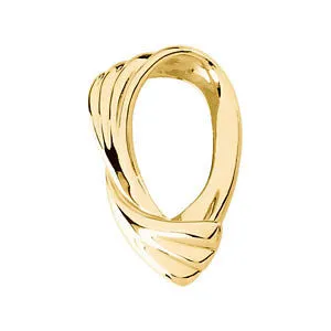 14k Yellow Gold Fashion Chain Slide