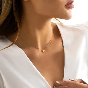18K Gold-Plated Star Pendant Necklace