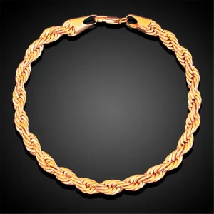 18K Gold-Plated Twine Bracelet