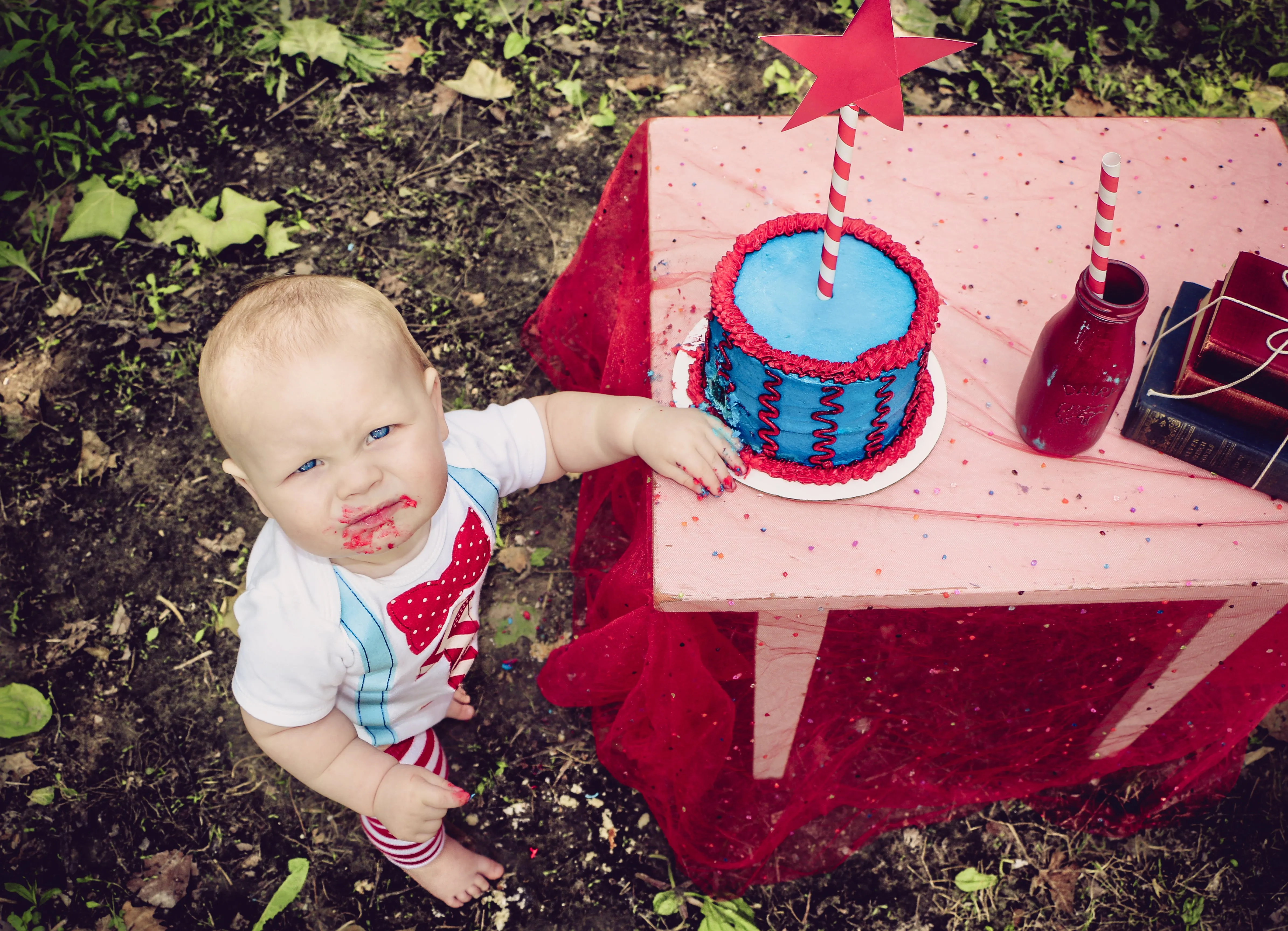 1st B-Day Boy Outfit - Carnival Dr. Seuss