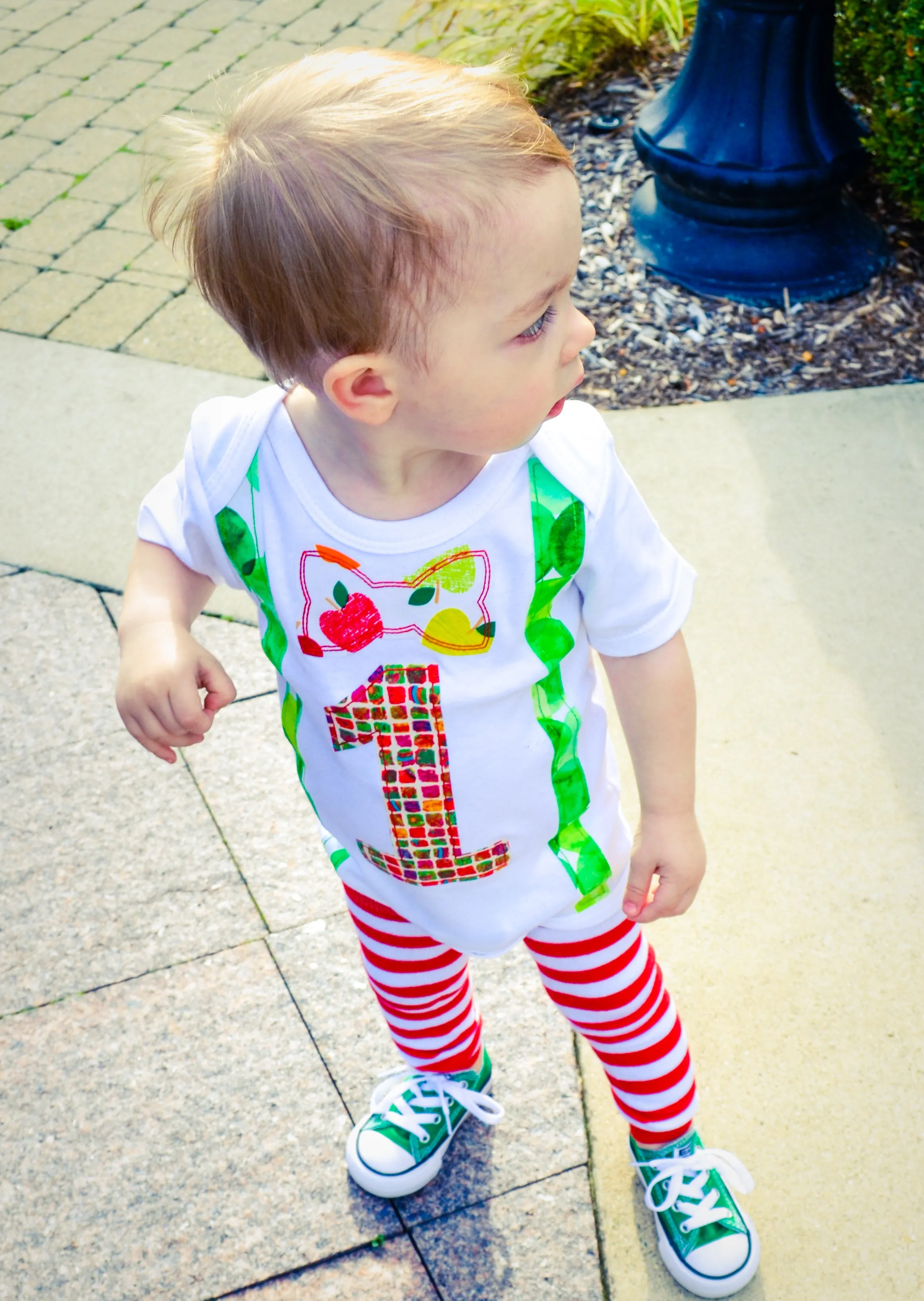 1st B-Day Boy Outfit - Hungry Caterpillar