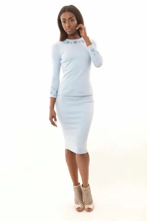 2 Piece Baby Blue Set-Top Only
