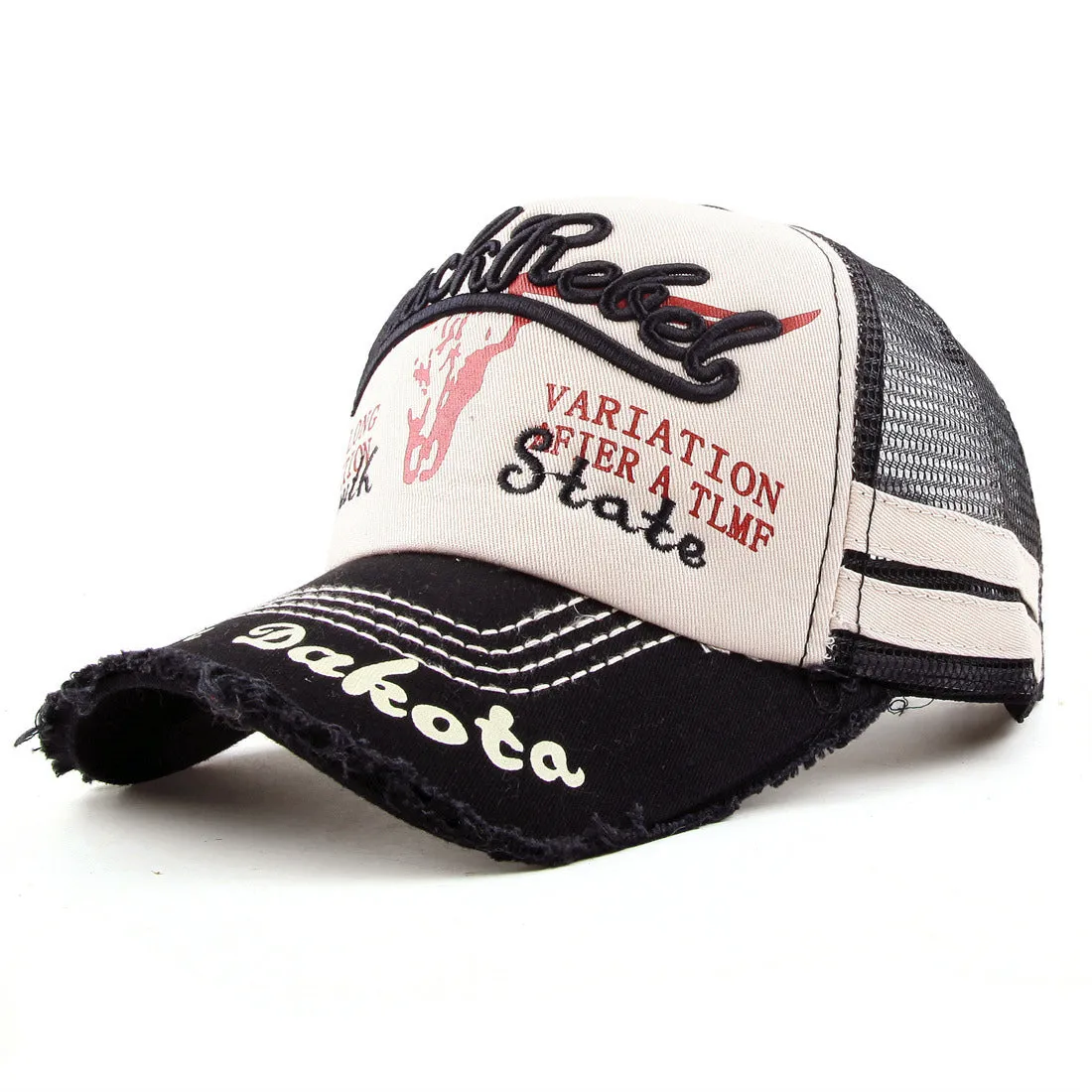 2022 Washed old letters embroidery baseball cap