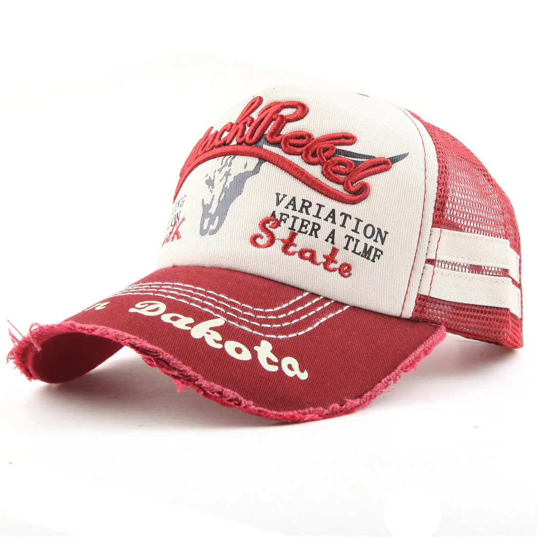 2022 Washed old letters embroidery baseball cap