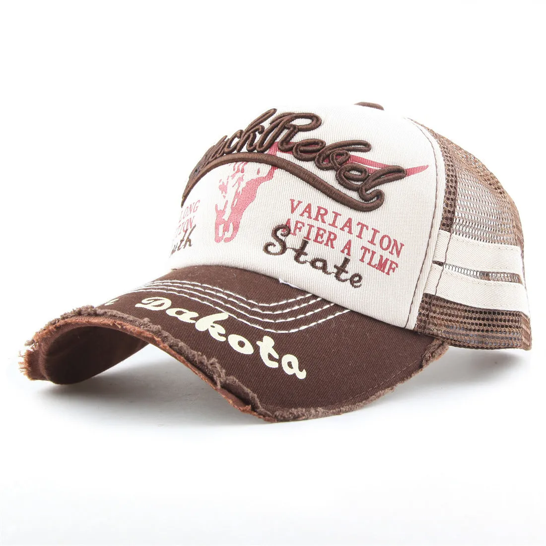 2022 Washed old letters embroidery baseball cap
