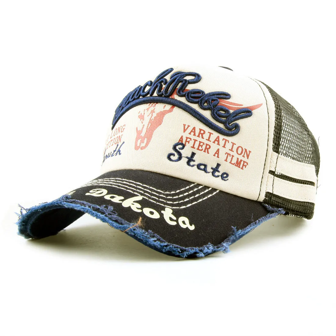2022 Washed old letters embroidery baseball cap