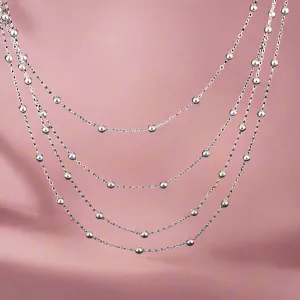 4 Tier Beads Necklace
