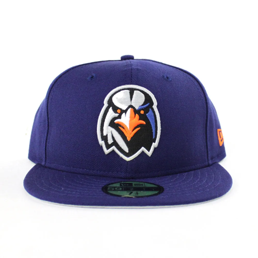 Aberdeen IronBirds New Era 59Fifty Fitted Hat (Blue Gray Under Brim)