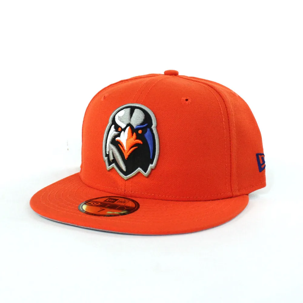 Aberdeen IronBirds New Era 59Fifty Fitted Hat (Orange Gray Under Brim)