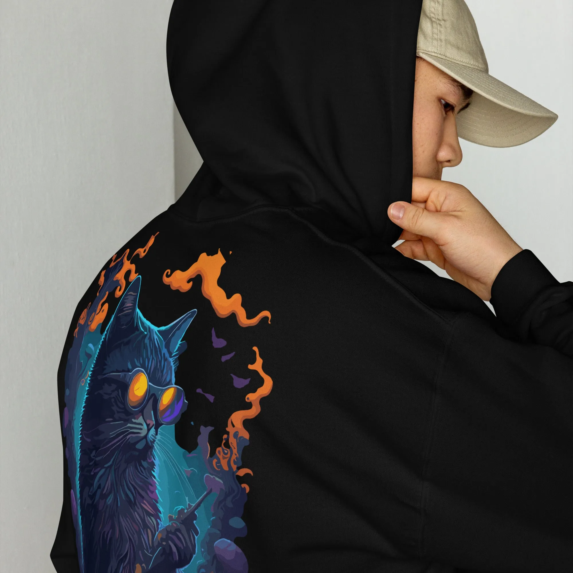 Acid Hoodie | Psychedelic Acid Cat