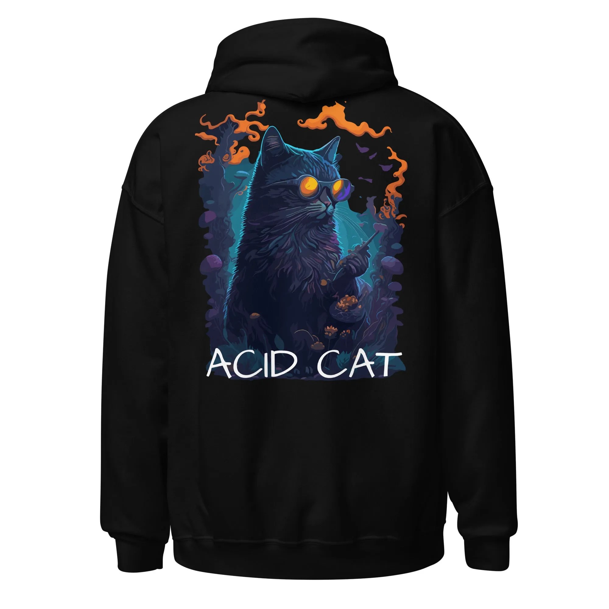 Acid Hoodie | Psychedelic Acid Cat