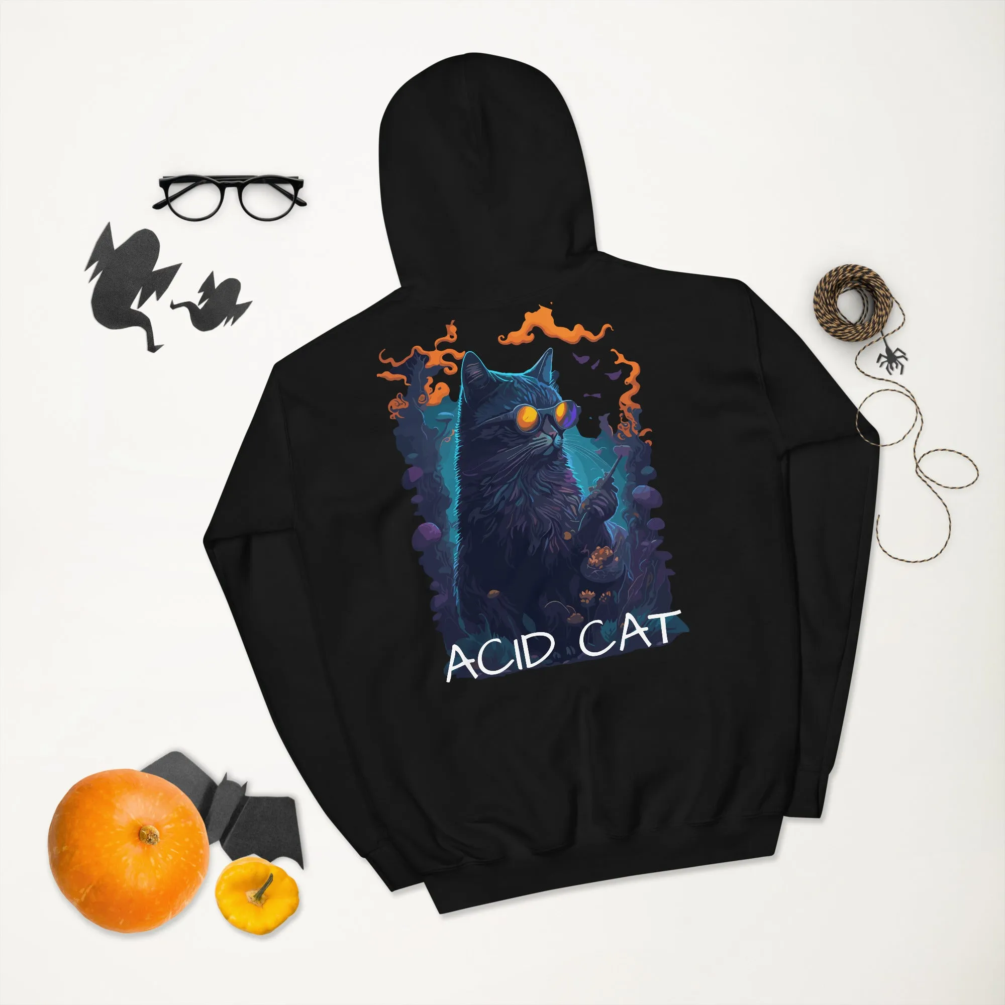 Acid Hoodie | Psychedelic Acid Cat