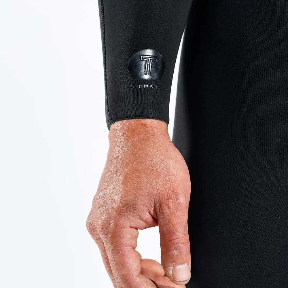 ADELIO CONNOR DELUXE 4/3 CHEST ZIP BLACK