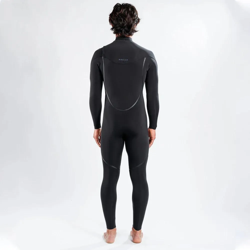 ADELIO CONNOR DELUXE 4/3 CHEST ZIP BLACK