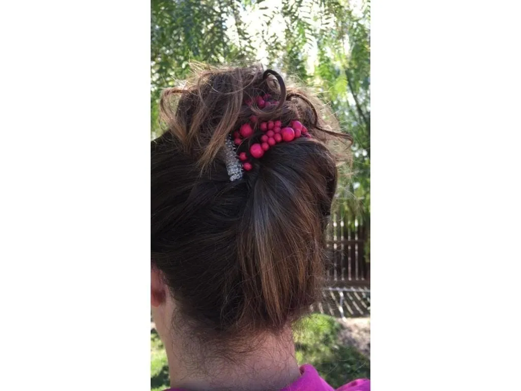 African Butterfly Wire Hair Clip - 7 Tong 481