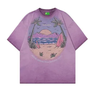 AG Sunshine Beach Washed T-shirt