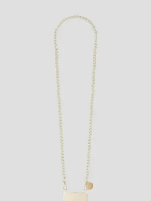 Agathe 47" Pearl Phone Chain