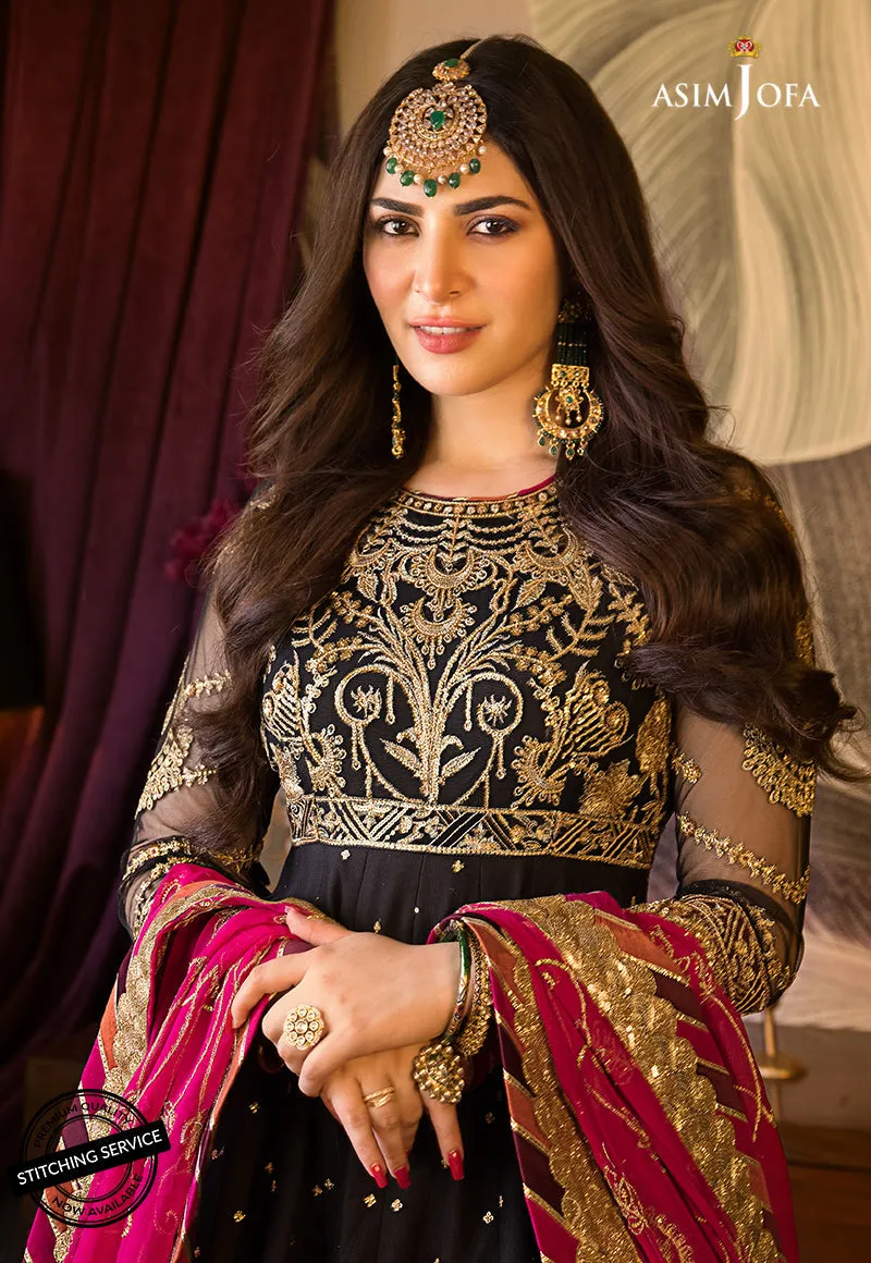 AJBN-06 | Asim Jofa  Baad-e-Naubahar Wedding Collection 2022 | Embroidered Net Suits
