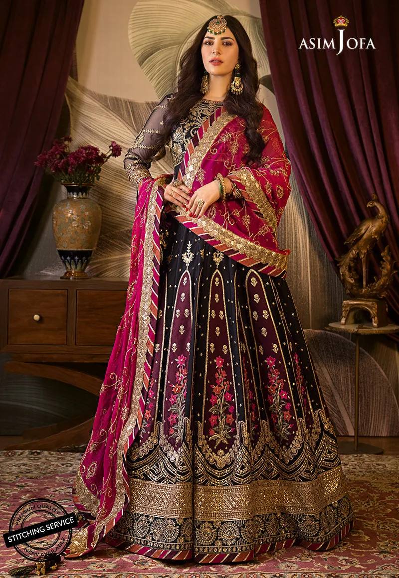 AJBN-06 | Asim Jofa  Baad-e-Naubahar Wedding Collection 2022 | Embroidered Net Suits