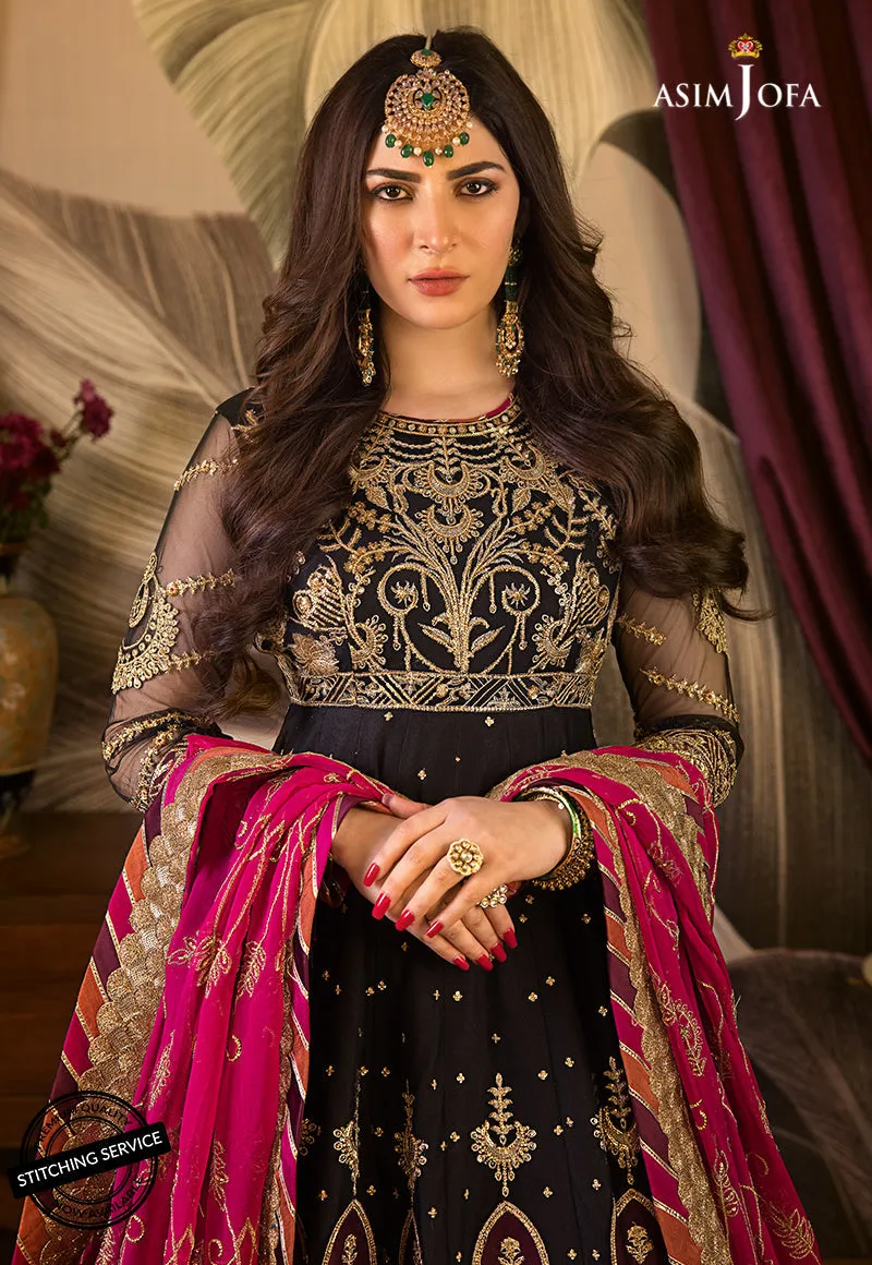 AJBN-06 | Asim Jofa  Baad-e-Naubahar Wedding Collection 2022 | Embroidered Net Suits