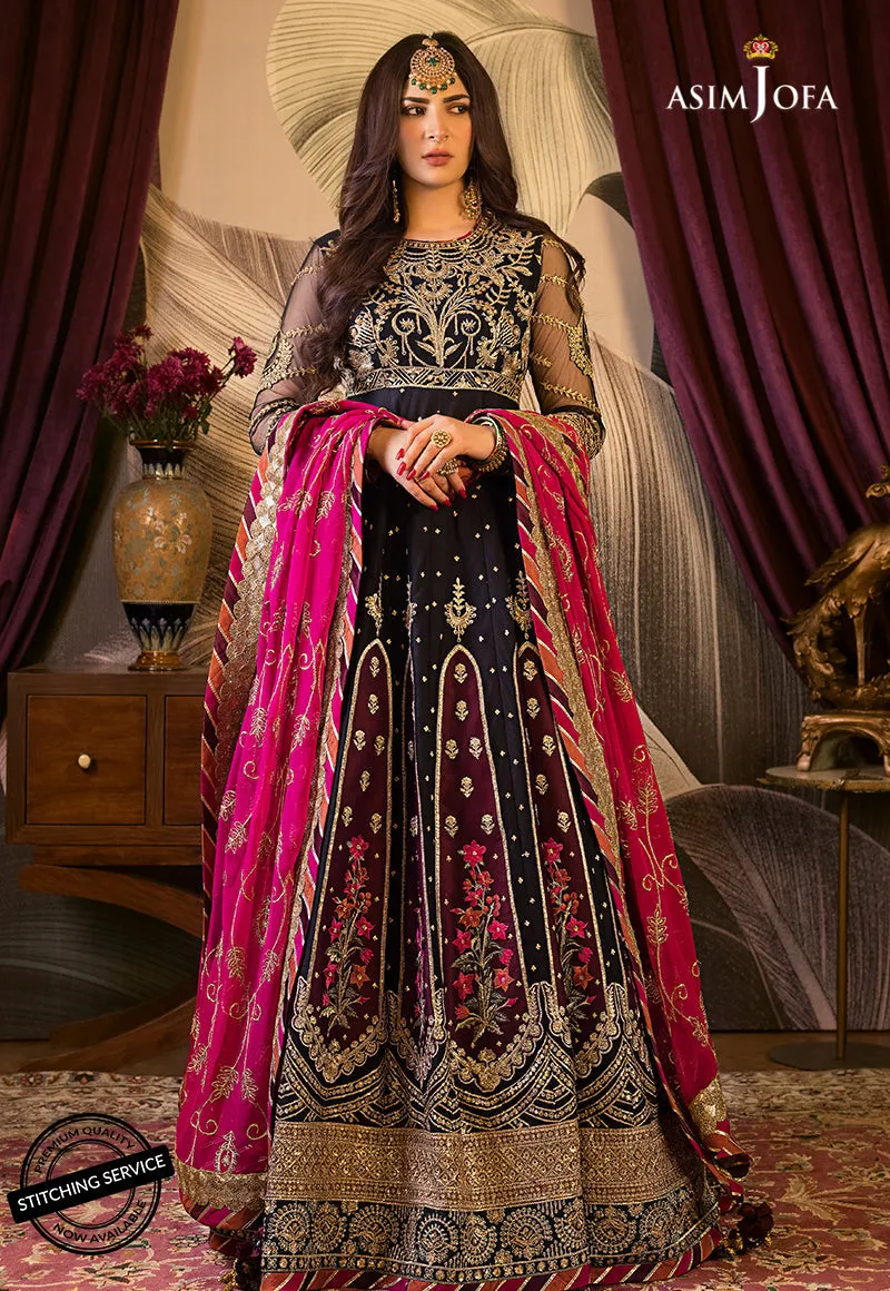 AJBN-06 | Asim Jofa  Baad-e-Naubahar Wedding Collection 2022 | Embroidered Net Suits