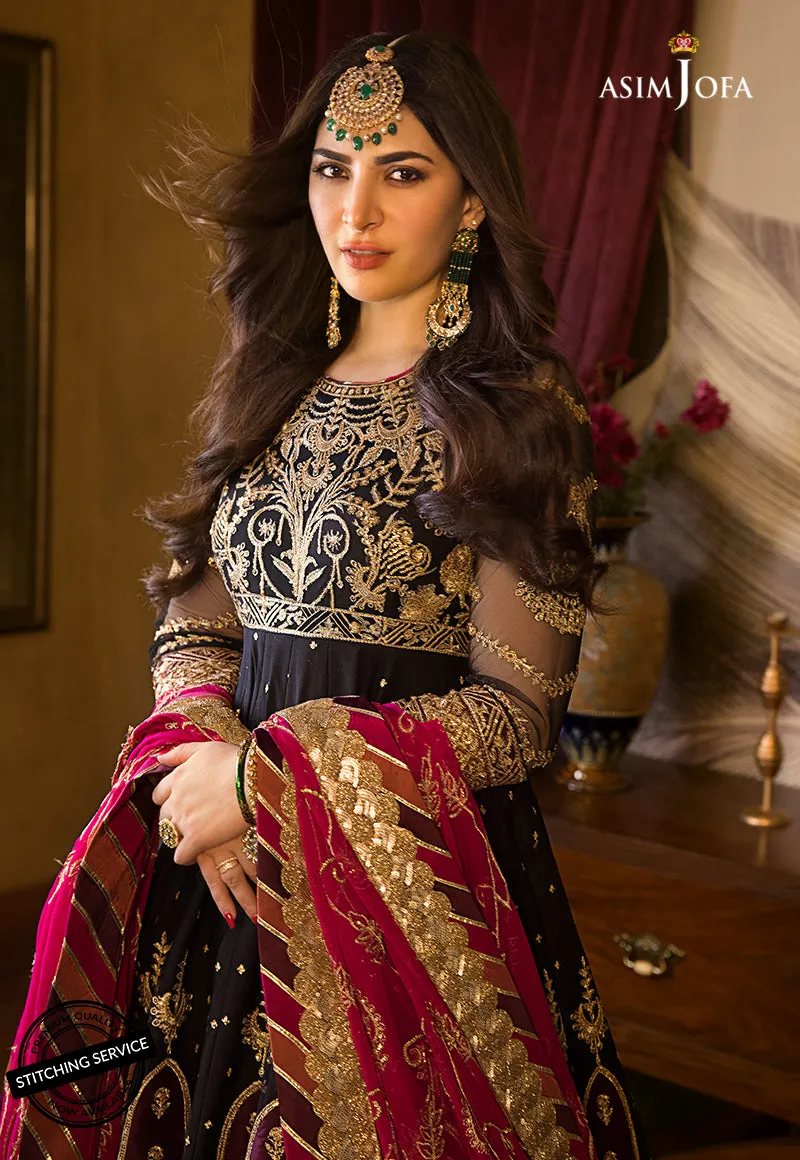 AJBN-06 | Asim Jofa  Baad-e-Naubahar Wedding Collection 2022 | Embroidered Net Suits