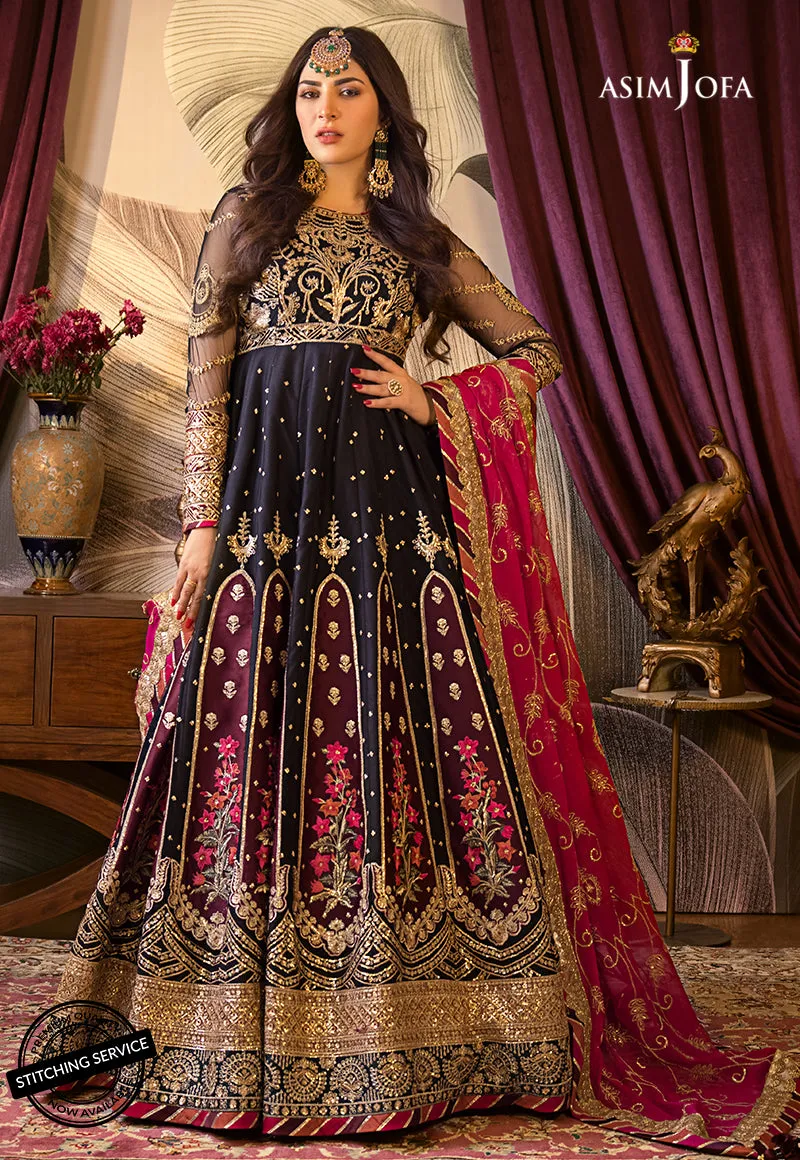 AJBN-06 | Asim Jofa  Baad-e-Naubahar Wedding Collection 2022 | Embroidered Net Suits