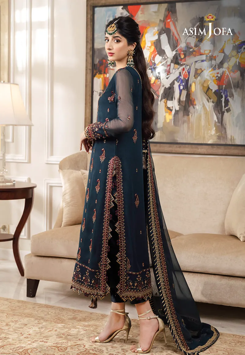 AJZS-03 | Asim Jofa Zari Sitara Luxury Eid Festive Collection 2023 | Unstitched Embrodried Suits