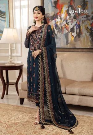 AJZS-03 | Asim Jofa Zari Sitara Luxury Eid Festive Collection 2023 | Unstitched Embrodried Suits
