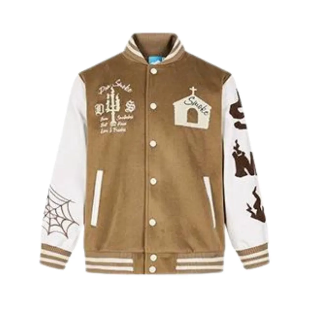 American Castle Embroidered Padded Jacket