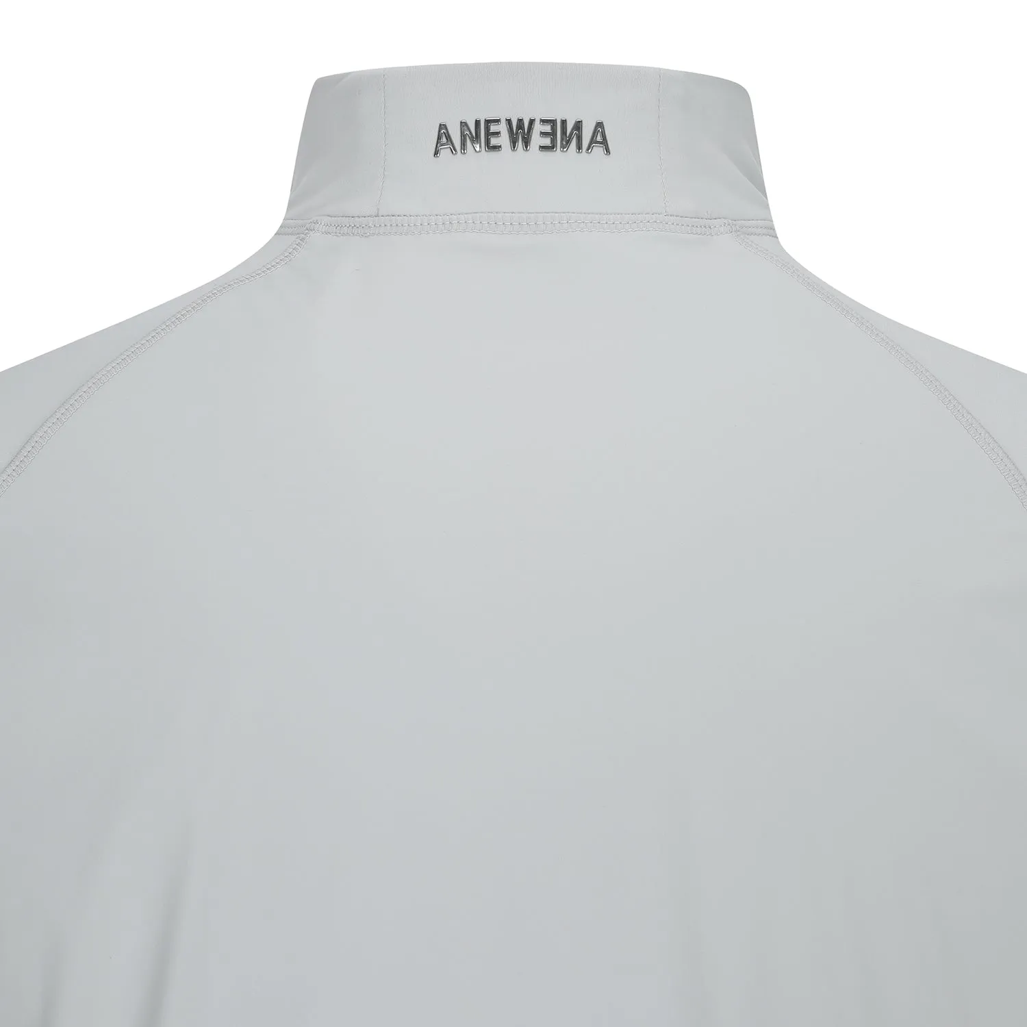 ANEW Golf Men's M Performance High Neck L/TS - Light Grey