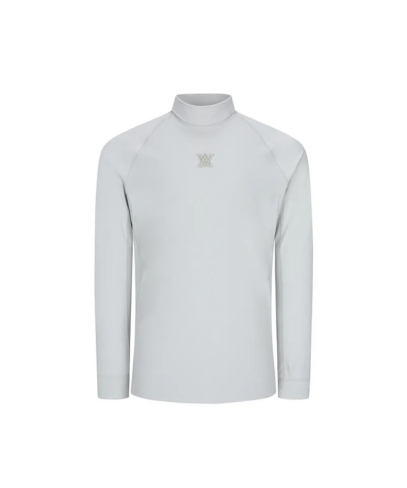 ANEW Golf Men's M Performance High Neck L/TS - Light Grey