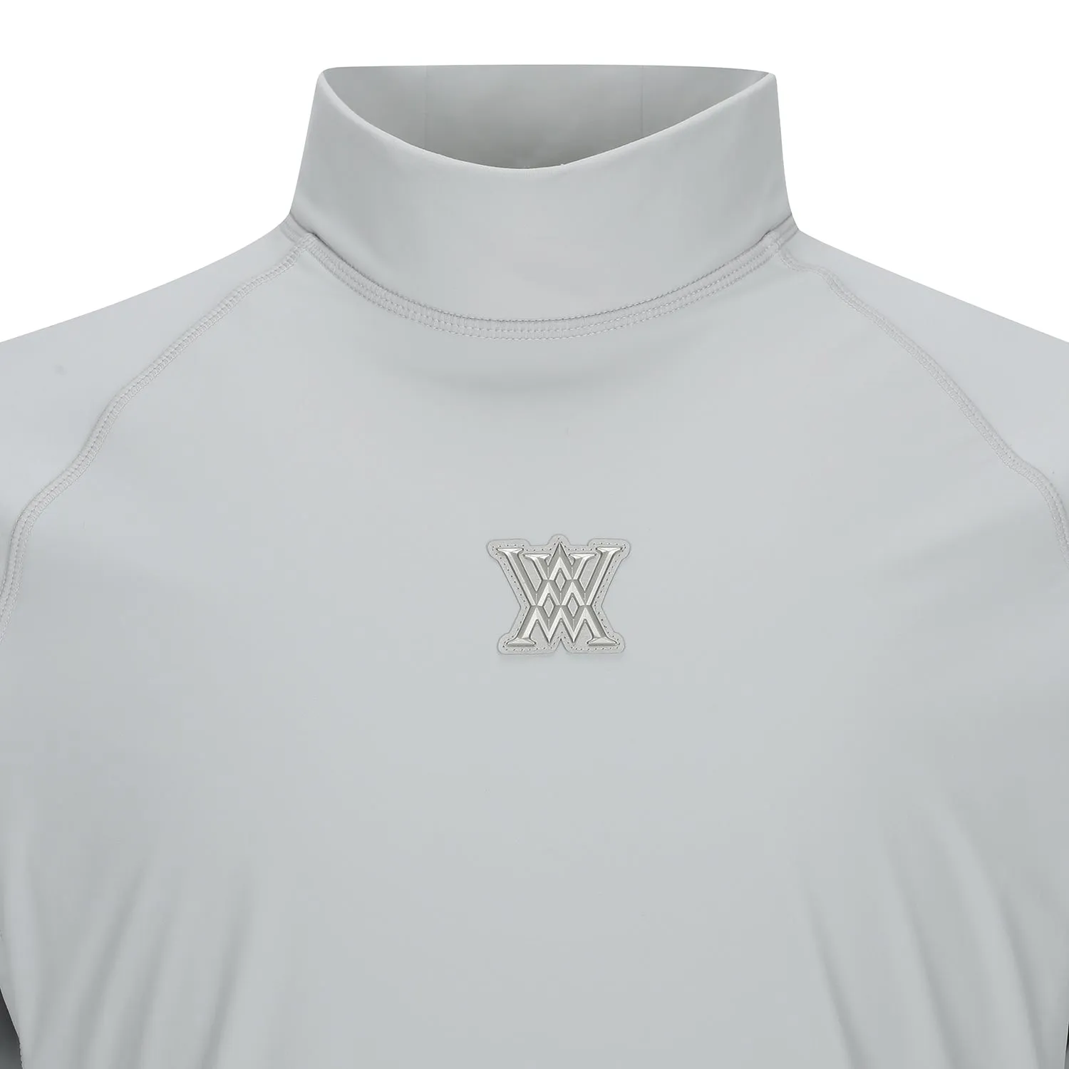 ANEW Golf Men's M Performance High Neck L/TS - Light Grey