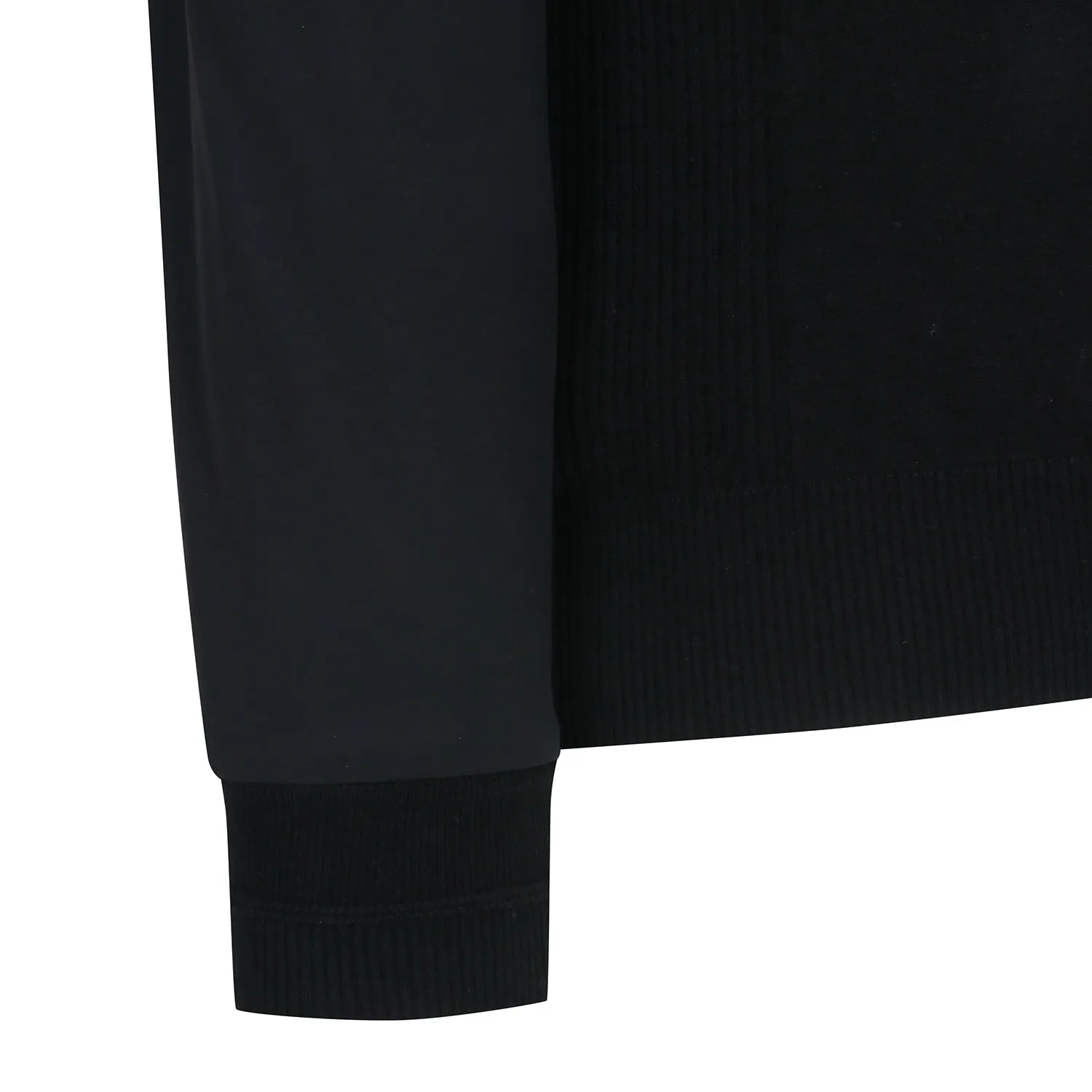 ANEW Golf Men's Preformance Wind Block Hybrid Pullover - Black