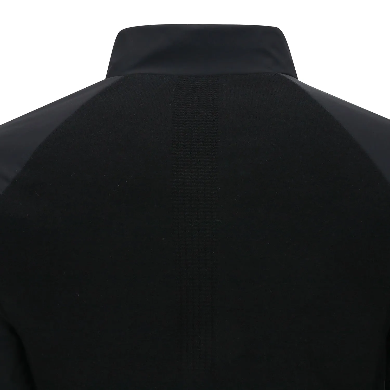 ANEW Golf Men's Preformance Wind Block Hybrid Pullover - Black