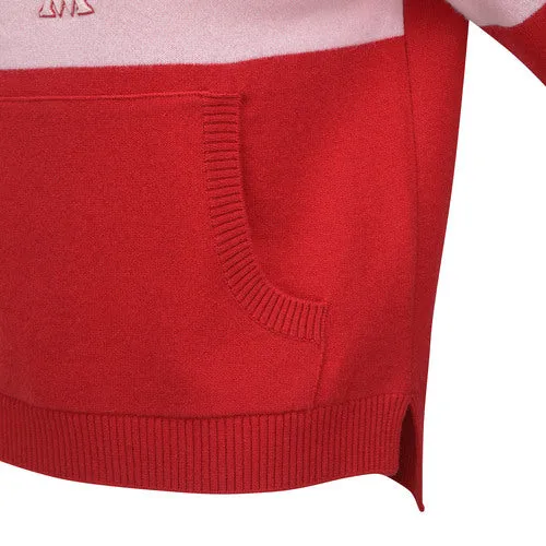 ANEW Golf Women Big Collar Half Zip-UP Pullover - Red