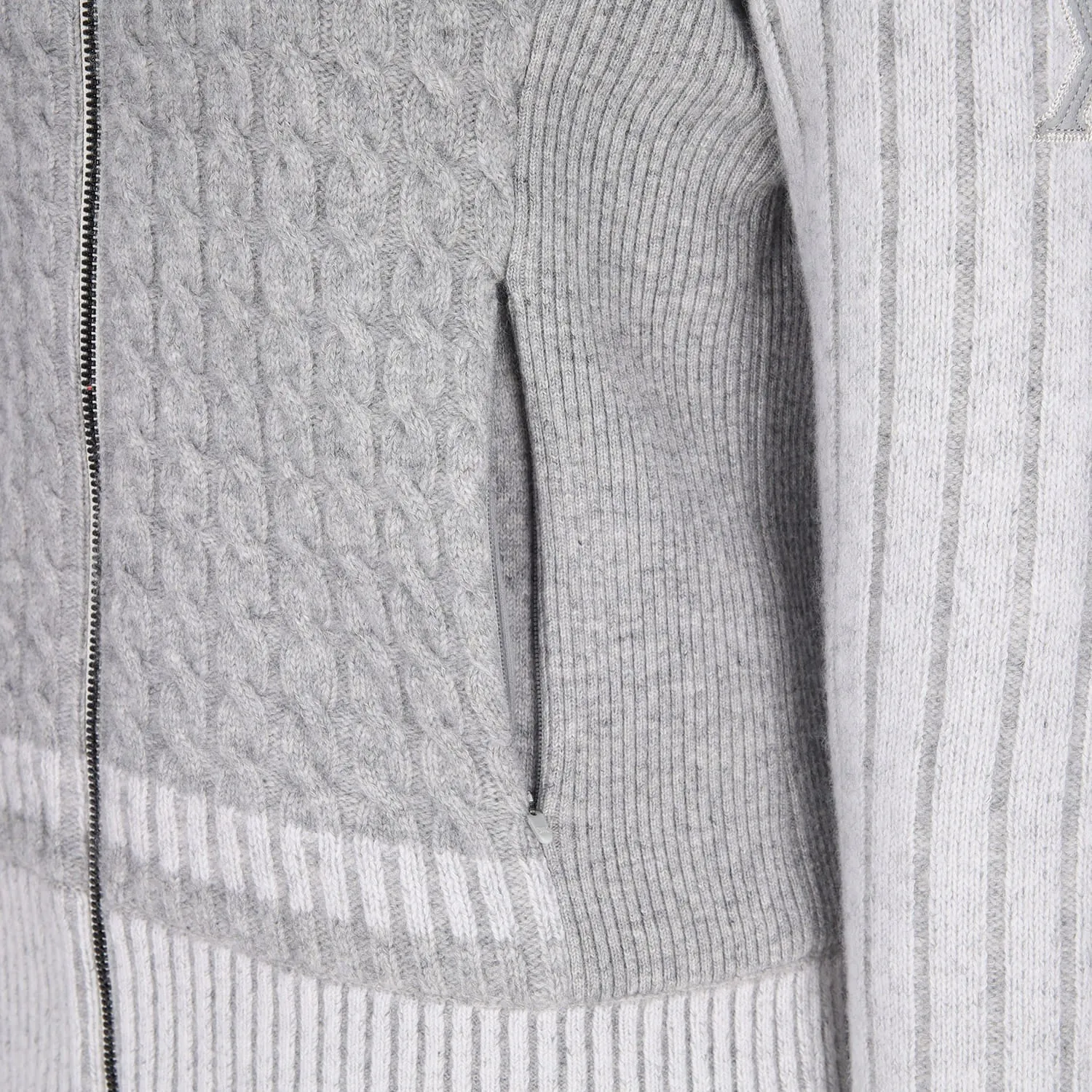 ANEW Golf Women Two Tone Wind Block Zip-up Cardigan - Ivory