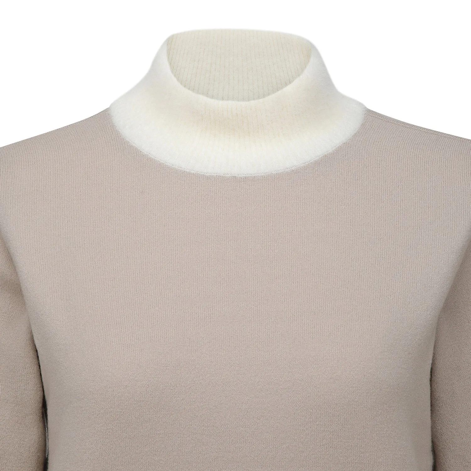 ANEW Golf Women Wind Block Pullover - Light Beige