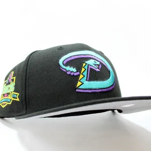 Arizona Diamondbacks 10TH Anniversary New Era 59Fifty Fitted Hat (Black Grey Under Brim)