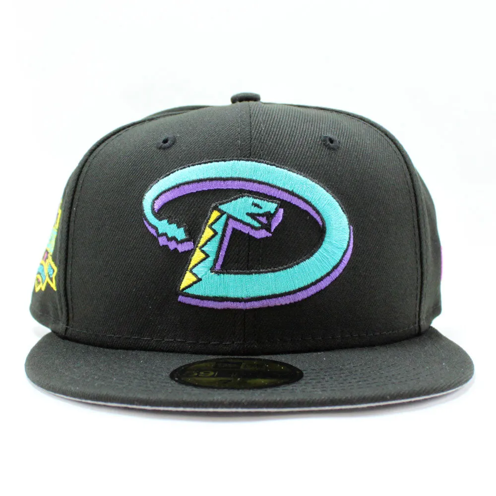 Arizona Diamondbacks 10TH Anniversary New Era 59Fifty Fitted Hat (Black Grey Under Brim)