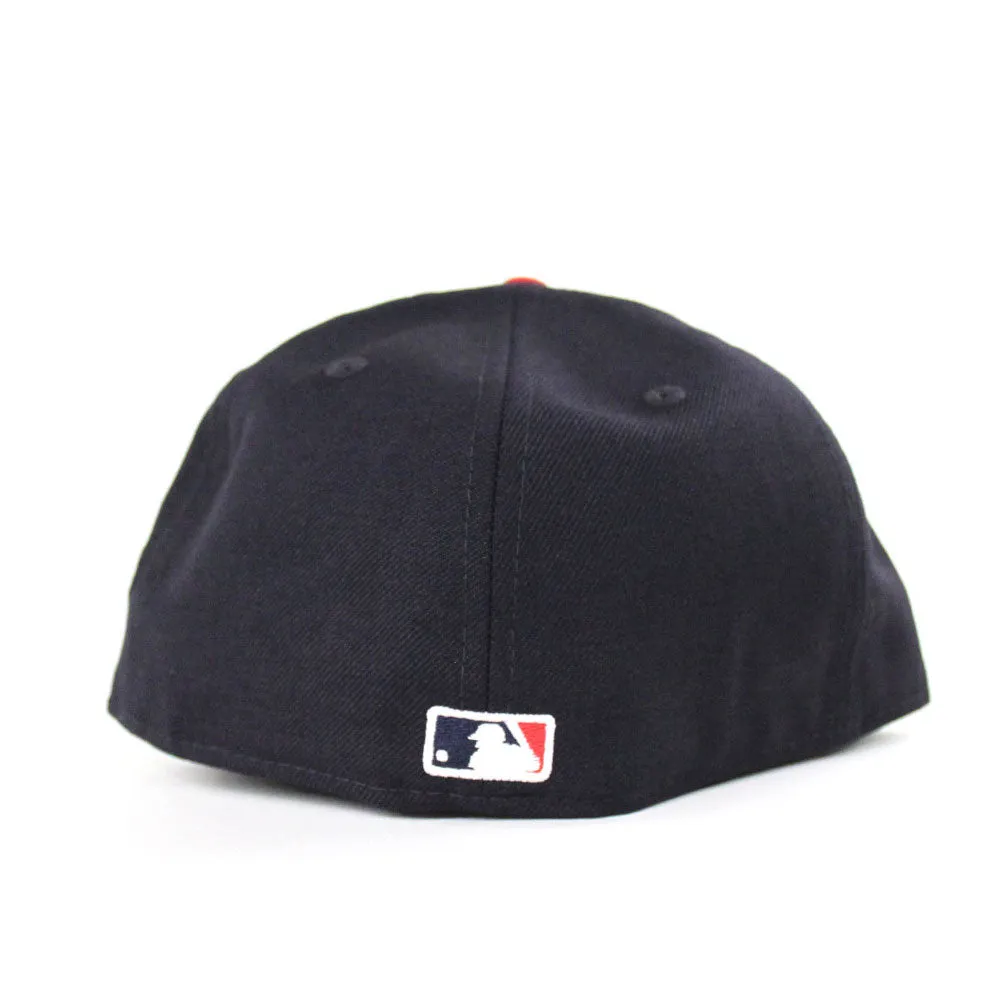 Atlanta Braves 1995 World Series New Era 59Fifty Fitted Hats (Gray Under Brim)