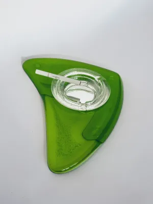 ATOMIC RESIN ASHTRAY | GREEN