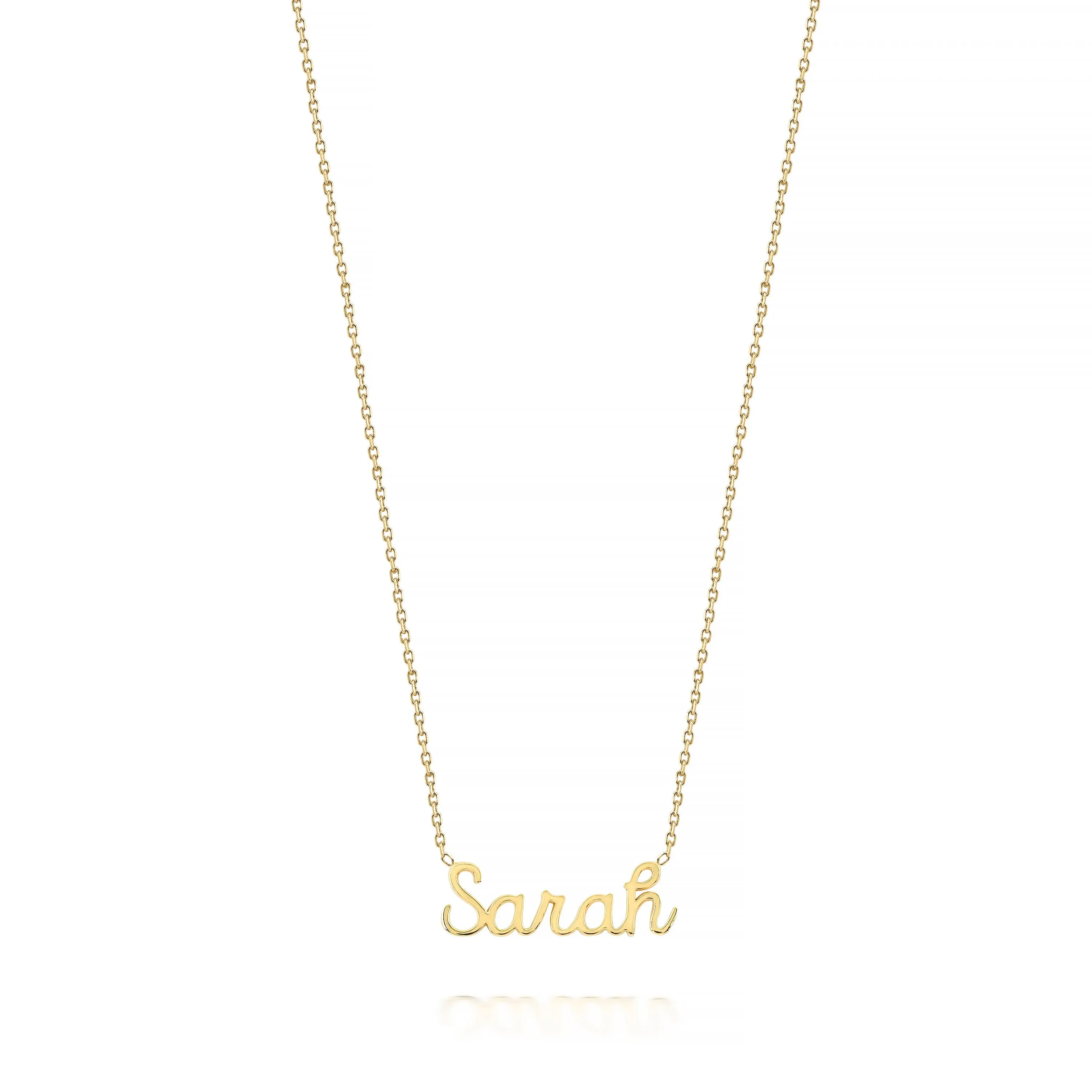 AVA DAINTY SCRIPT NAME NECKLACE