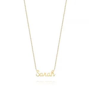 AVA DAINTY SCRIPT NAME NECKLACE