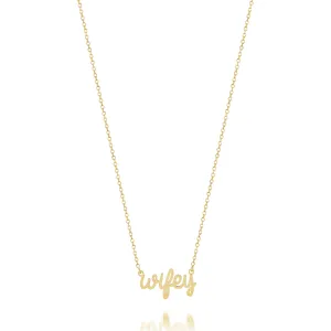 AVA 'WIFEY' NECKLACE