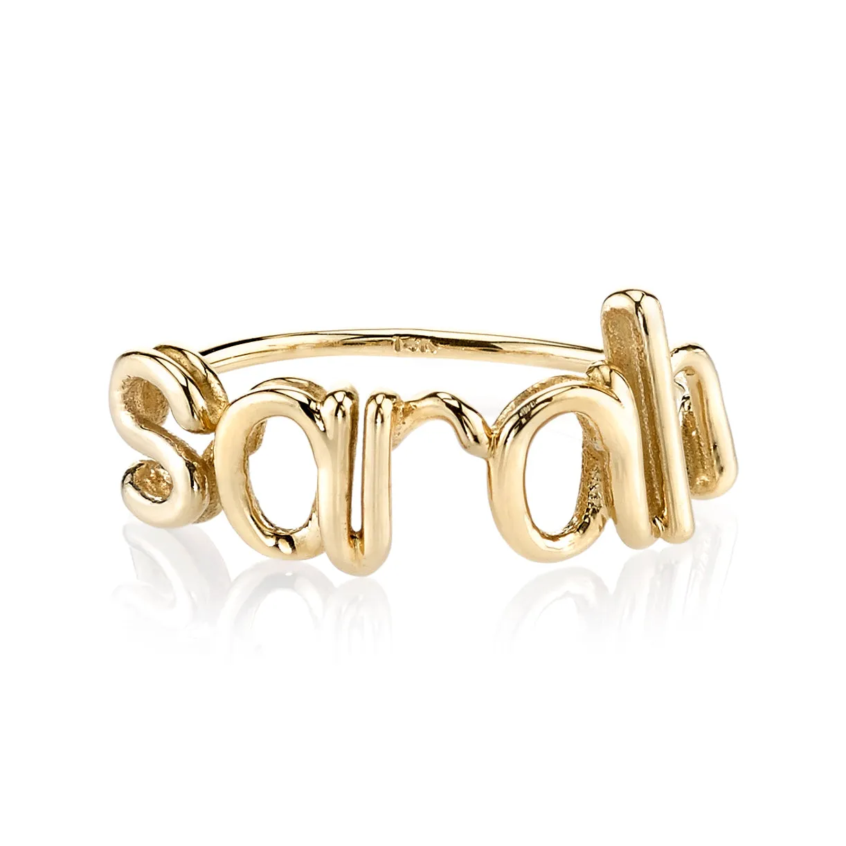 AVA WIRE CUSTOM NAME RING