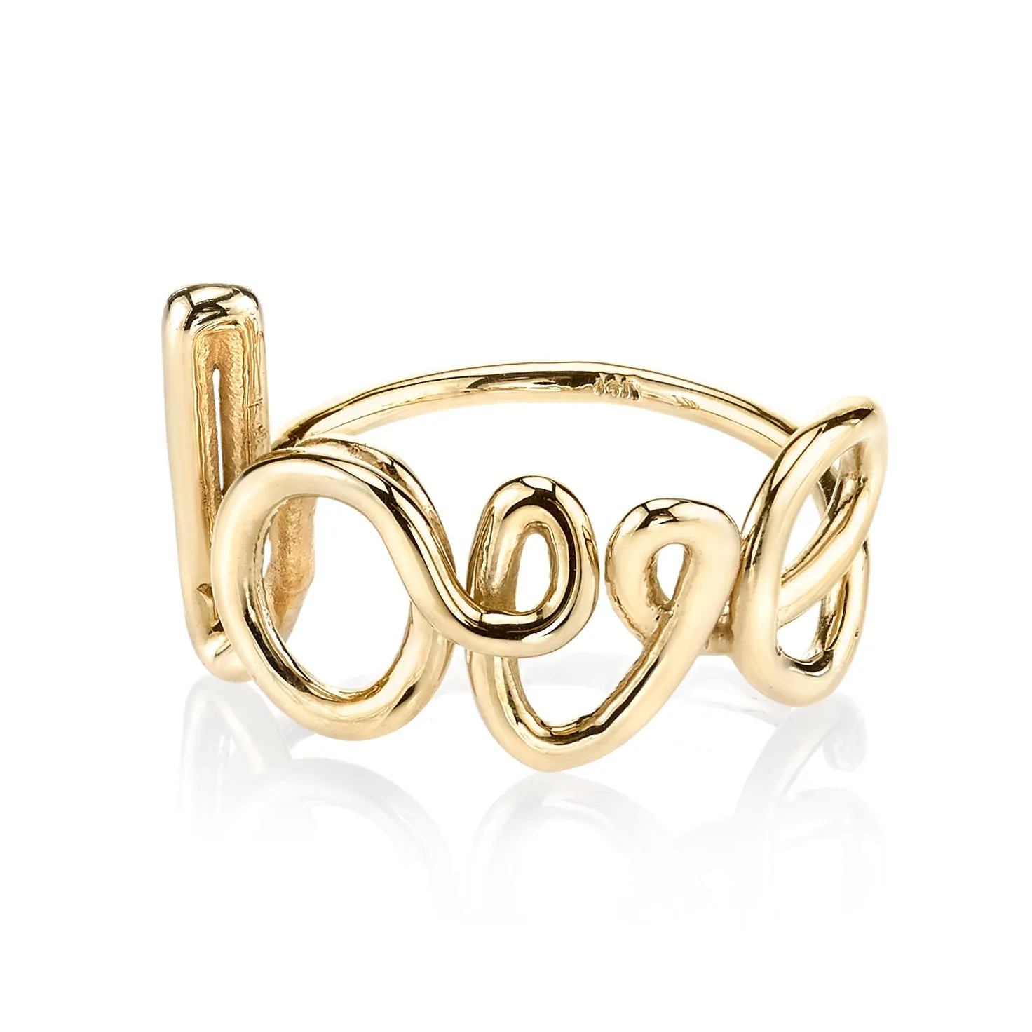 AVA WIRE CUSTOM NAME RING