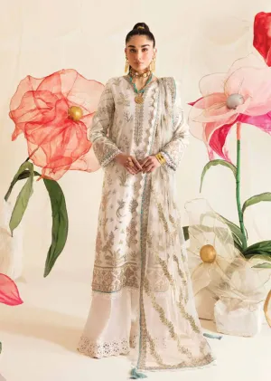 AZ-V4-03 - Unstitched - Fleur de lis Collection by Afrozeh 2023