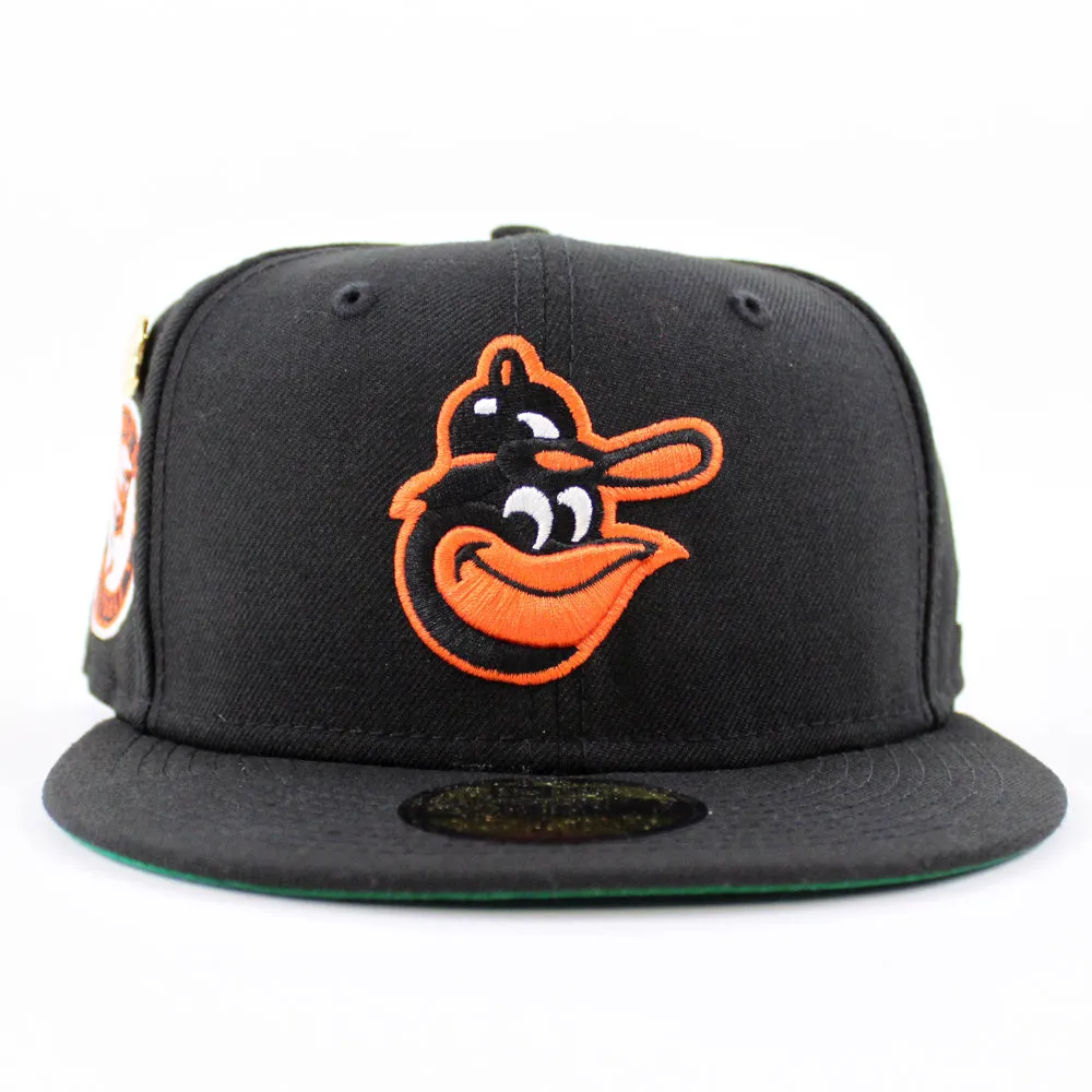 Baltimore Orioles 1966 World Series New Era 59Fifty Fitted Hat (59FIFTY DAY - Team color Green Under Brim)