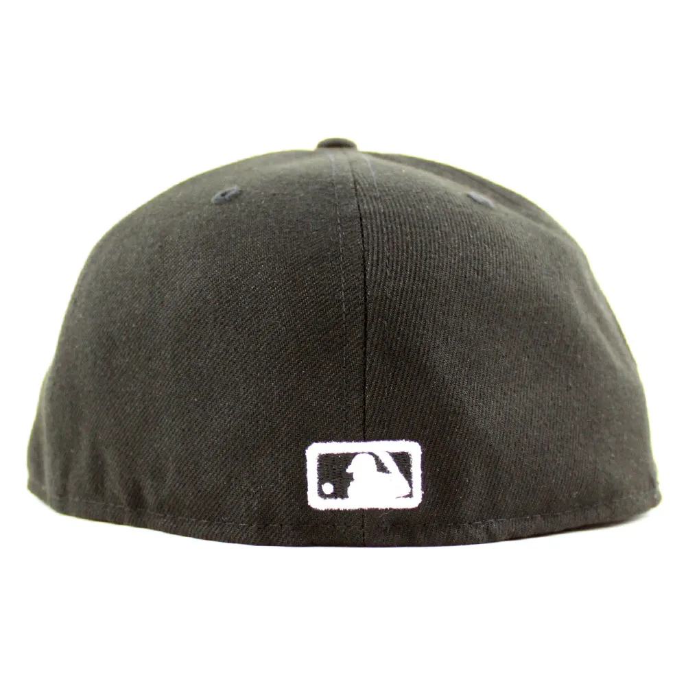Baltimore Orioles World Series New Era 59Fifty Fitted hat (Black White Gray Under Brim)